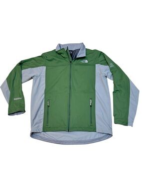 North Face Men’s Flight Series Windstopper Green Gray Colorway Full Zip Jacket L